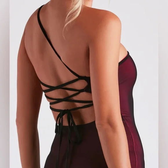 Pink Black Mini Dress - Picture 4 of 4